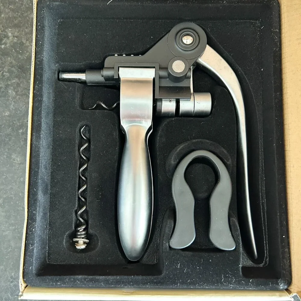 Lever Pull Corkscrew Wine Bottle Opener, Corkscrew